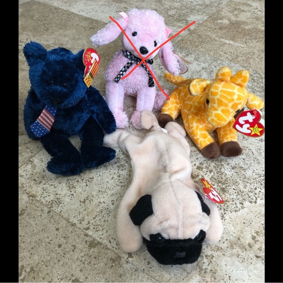 NWT! 3 Bundle TY Babies - “Pugsly, Twigs, Pops” - Picture 1 of 8